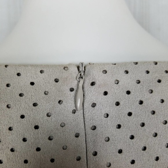 A.N.A. Tan Taupe Faux Suede Dress A-Line Size Large - Picture 6 of 12